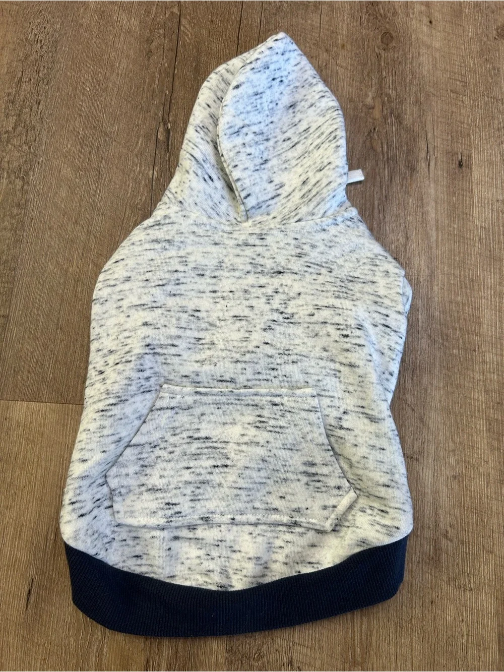 Dog Cozy Hooded Sweatshirt in Light Heather Grey